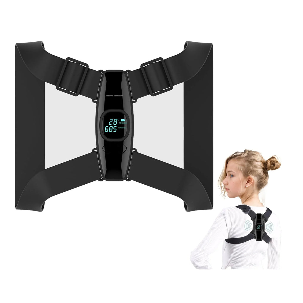 Revolutionary Smart Posture Corrector with Adjustable Vibration Reminder - Say Goodbye to Hunchback Posture!
