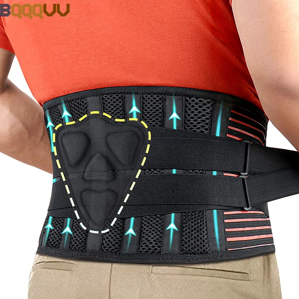 Ultimate Anti-Skid Lumbar Support Belt for Instant Back Pain Relief - Ideal for Herniated Discs and Sciatica