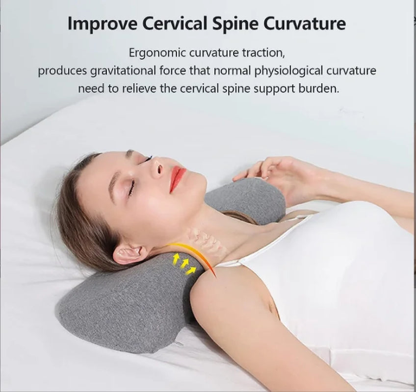 Cervical Pillow Memory Foam Slow Rebound Neck Protection Pillow Spine Neck Correction Aid Sleep Back Sleeping